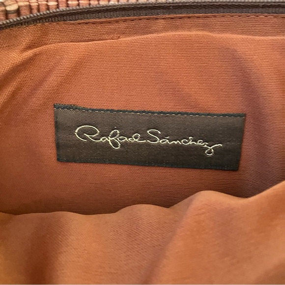 Rafael Sanchez Vintage Designer 12”x9” Pocket Clutch with Signature Tassel. - Picture 6 of 6
